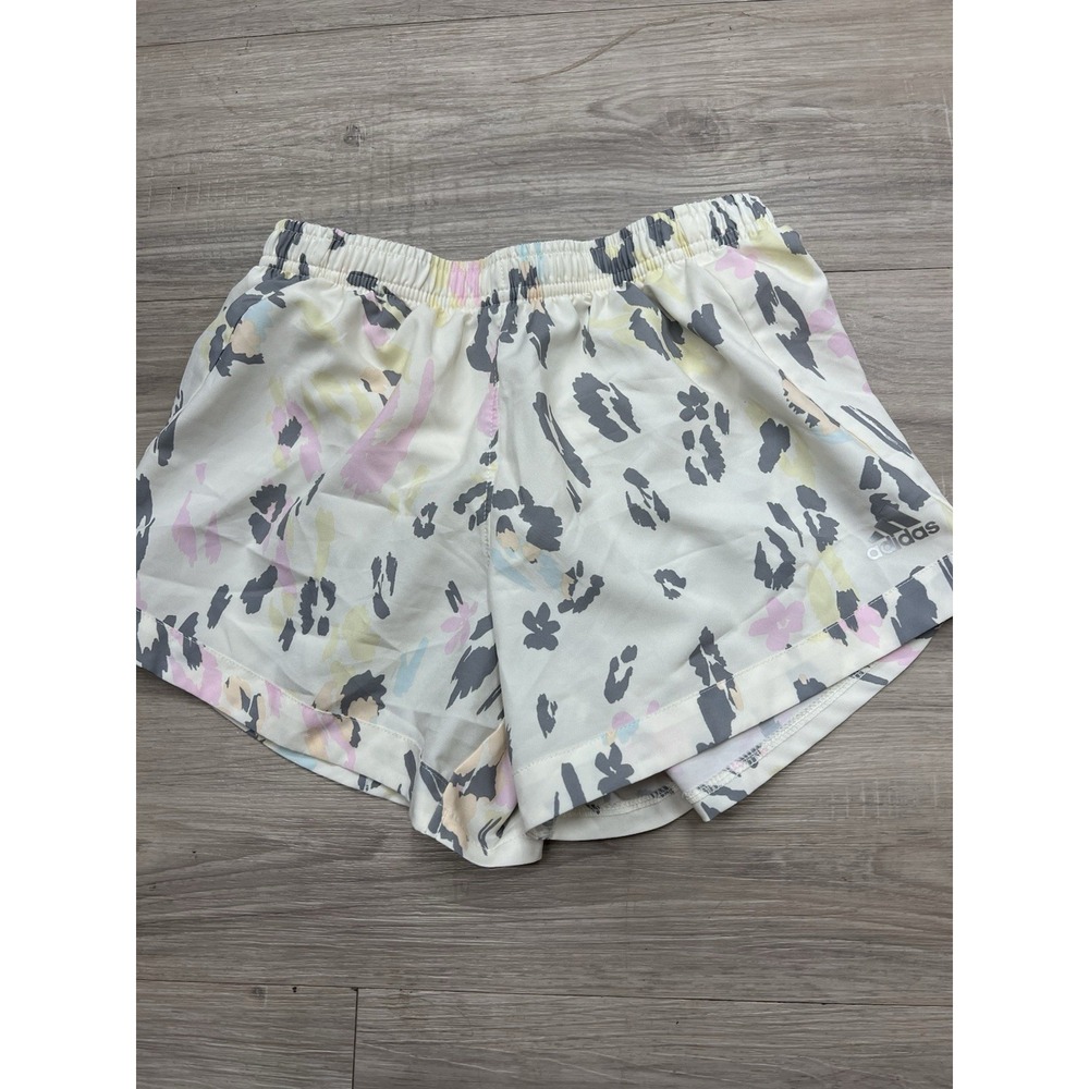 Adidas Girls Size Large Shorts Animal Print